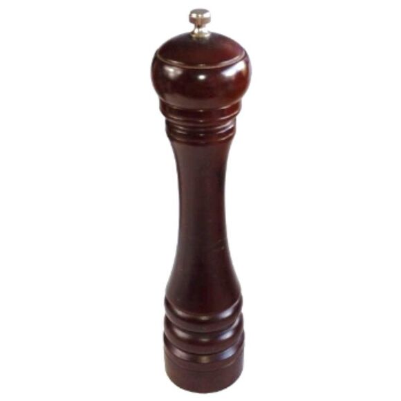 WEXFORD Chocolate Brown Coloured Wood Peppermill 12" Tall - Picture 1 of 7